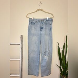 Old Navy Light Blue Straight Leg Jeans